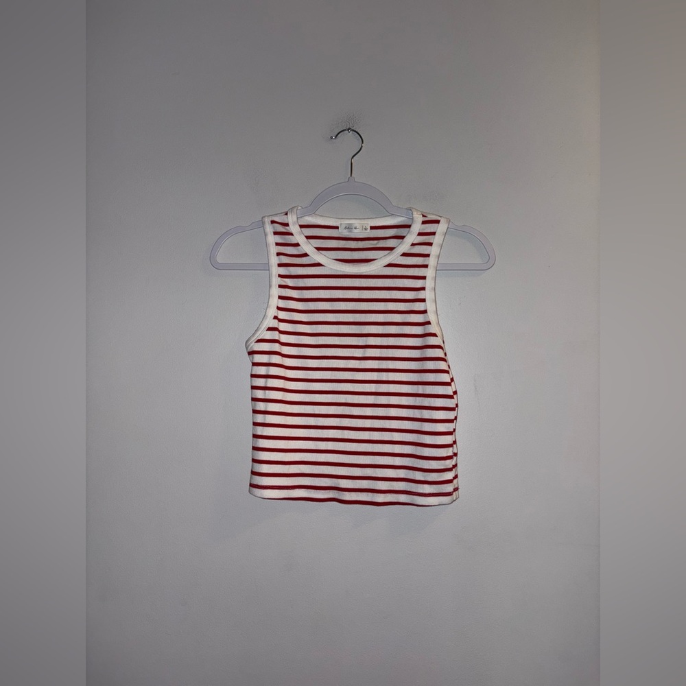 Active USA — Red Striped Tank